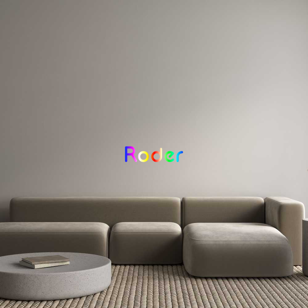 Konfigurator - Neon LED Clip - Personalisierter Indoor Schriftzug Roder