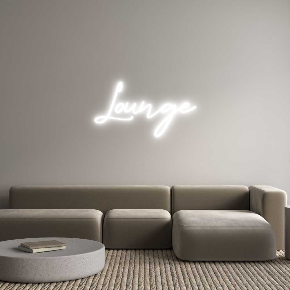 Konfigurator - Neon LED Clip - Personalisierter Indoor Schriftzug Lounge