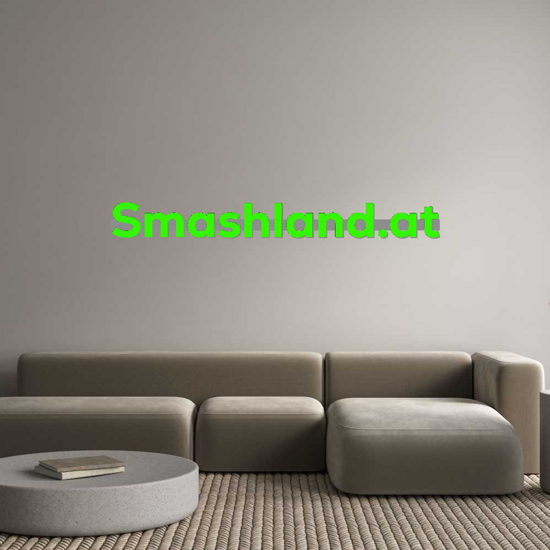 Konfigurator - Personalisierte Leuchtreklame & Leuchtbuchstaben Smashland.at