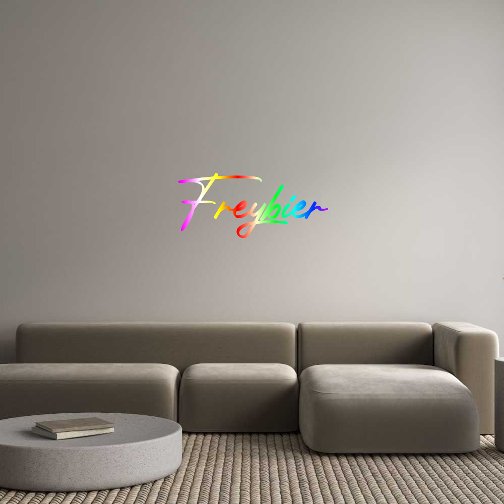 Konfigurator - Neon LED Flex - Personalisierter Indoor Schriftzug Freybier