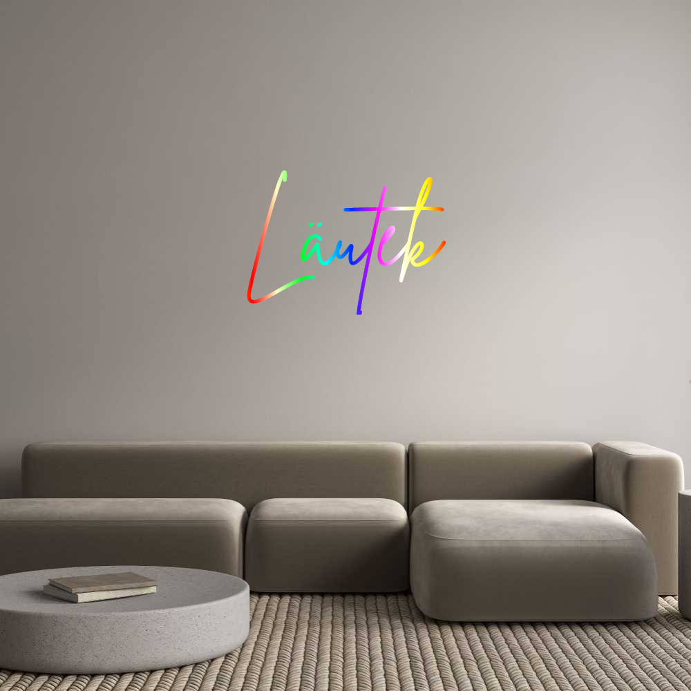 Konfigurator - Neon LED Clip - Personalisierter Indoor Schriftzug Läutek