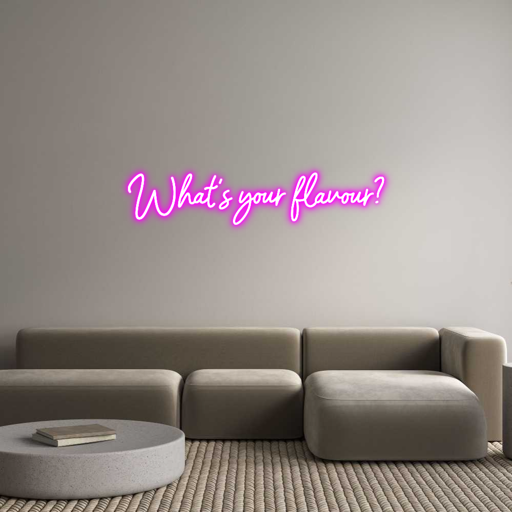 Konfigurator - Neon LED Clip - Personalisierter Indoor Schriftzug What's your f...