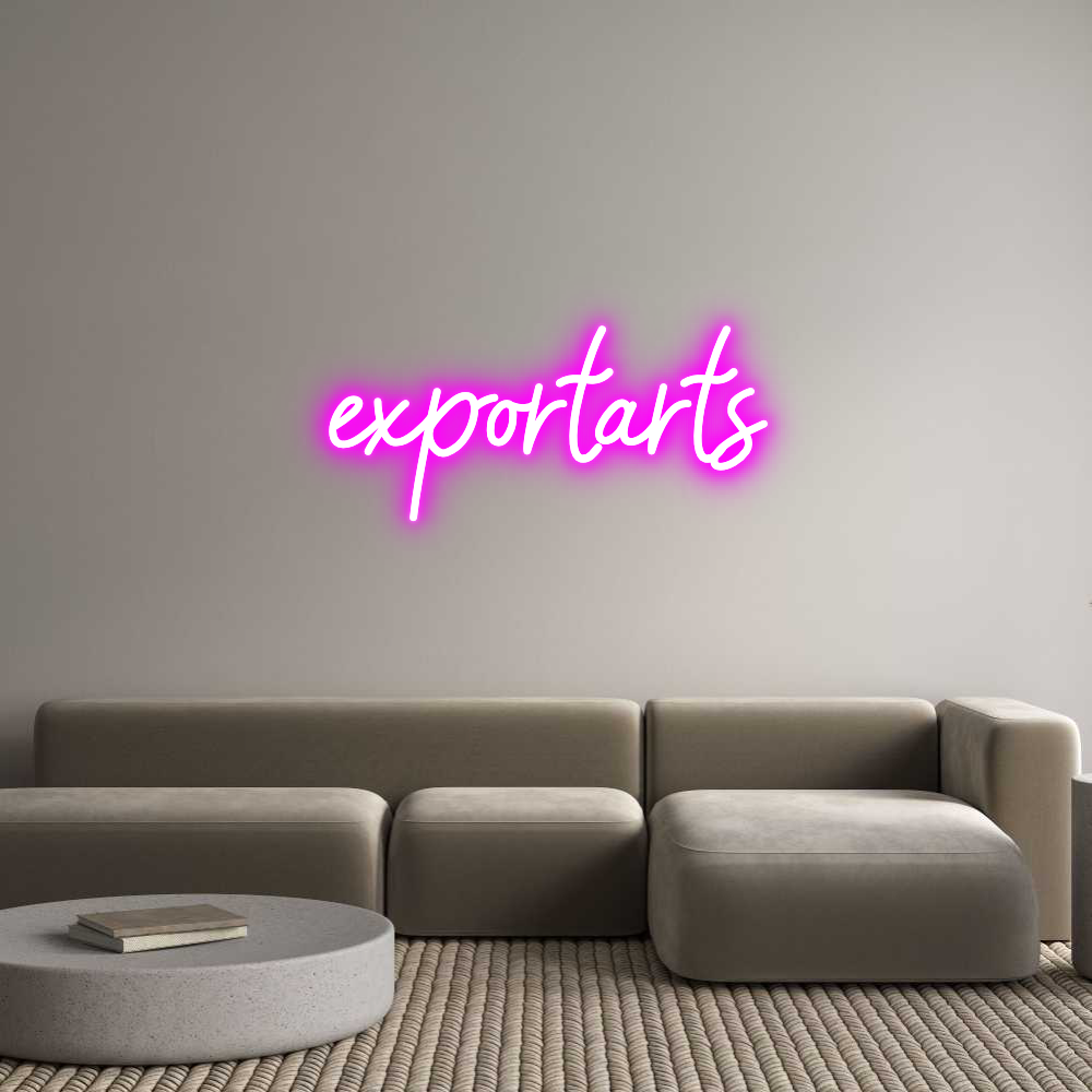 Konfigurator - Neon LED Flex - Personalisierter Indoor Schriftzug exportarts