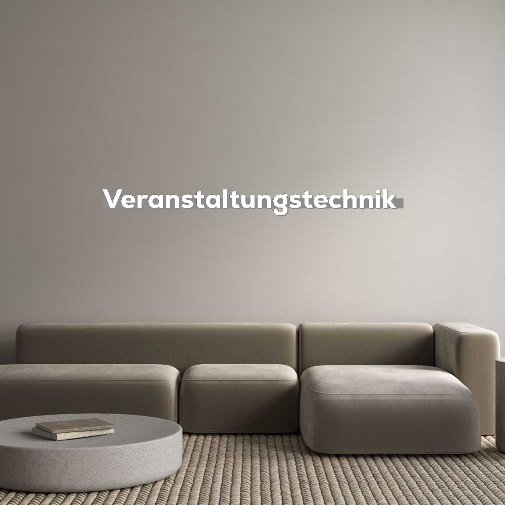 Konfigurator - Personalisierte Leuchtreklame & Leuchtbuchstaben Veranstaltung...
