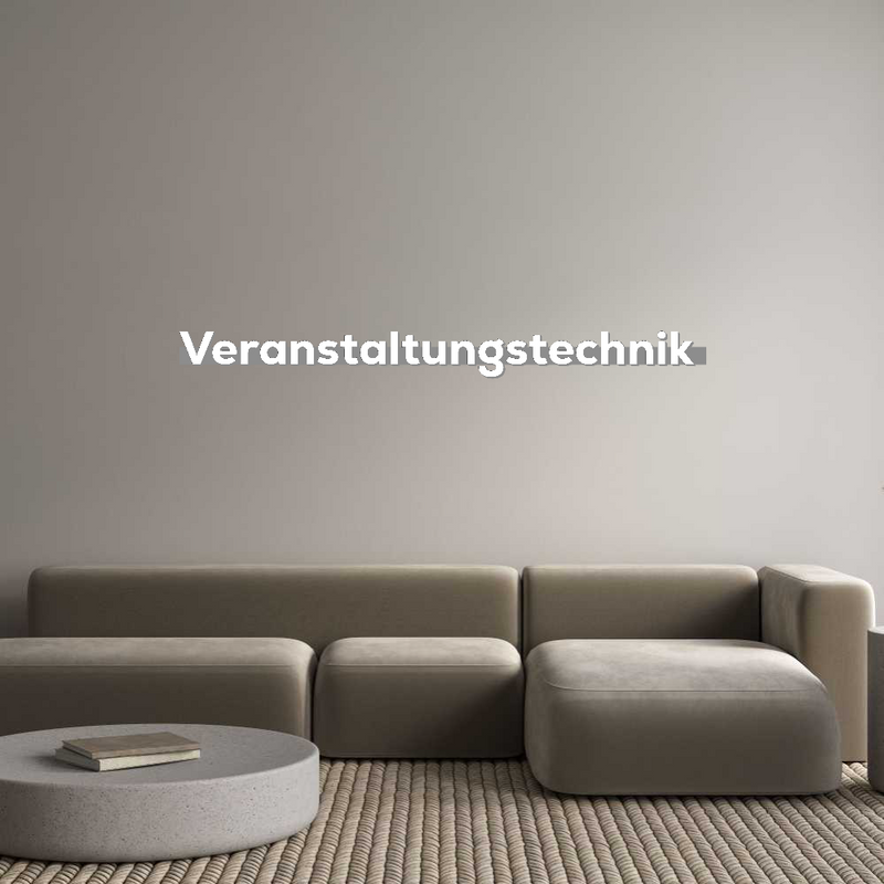 Konfigurator - Personalisierte Leuchtreklame & Leuchtbuchstaben Veranstaltung...