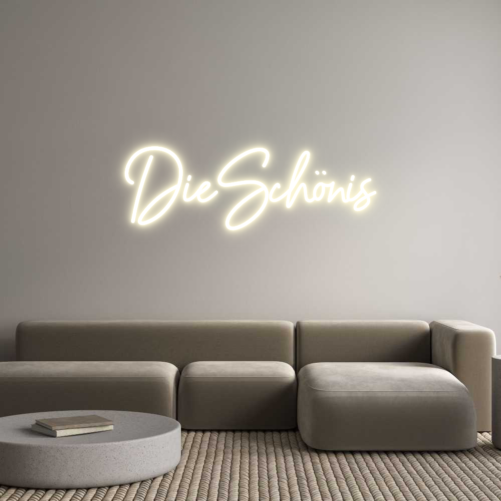 Konfigurator - Neon LED Flex - Personalisierter Indoor Schriftzug DieSchönis