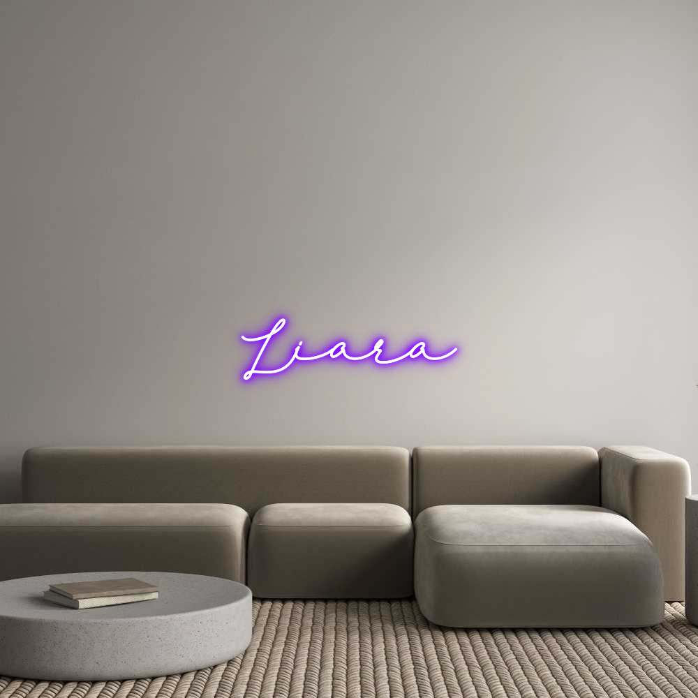 Konfigurator - Neon LED Liquid Acryl - Personalisierter Indoor & Outdoor Schriftzug Liara