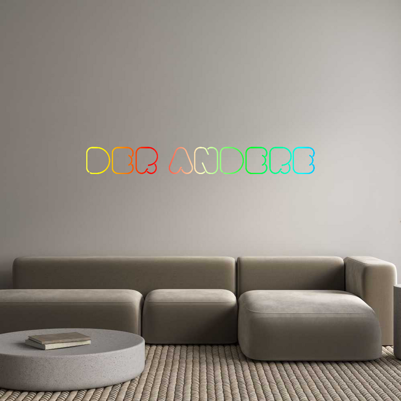 Konfigurator - Neon LED Flex - Personalisierter Indoor Schriftzug Der Andere