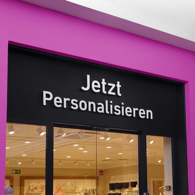 Konfigurator - Personalisierte Leuchtreklame & Leuchtbuchstaben