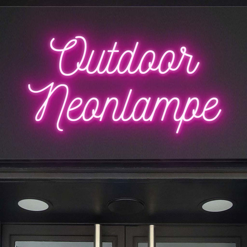 Konfigurator - Personalisierter Outdoor Neon LED Schriftzug