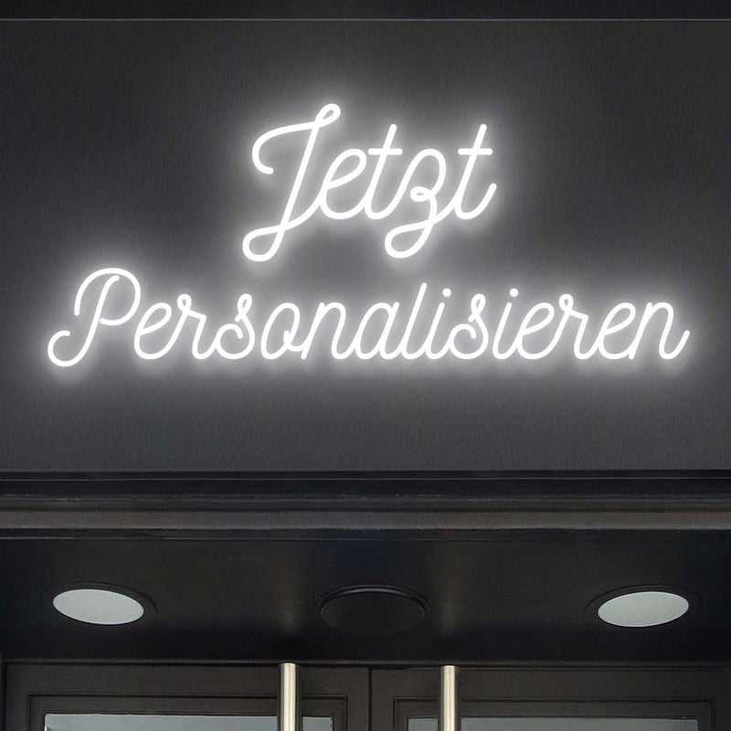 Konfigurator - Personalisierter Outdoor Neon LED Schriftzug