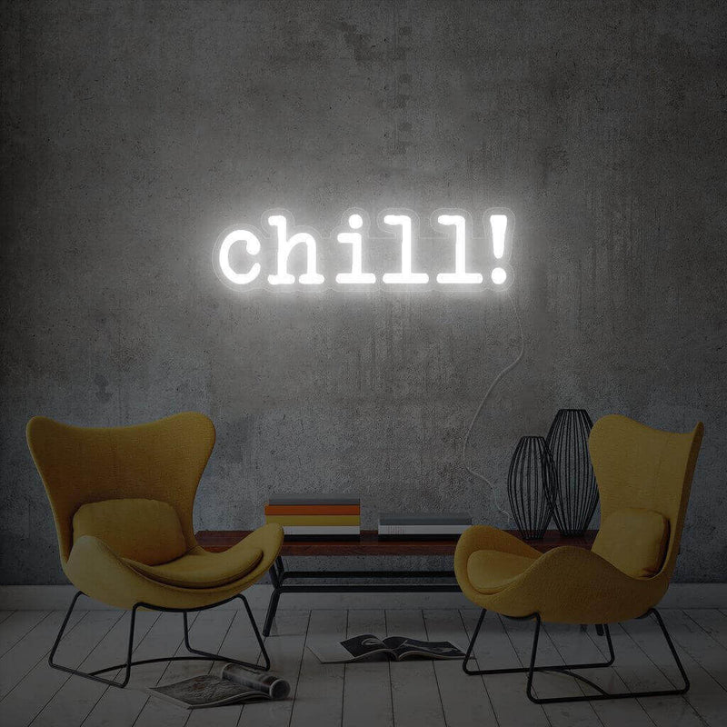 NEONMONKI - chill! - Leuchtschrift für Dein Wohnzimmer