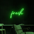 "fresh" - LED Schriftzug - Neonlicht