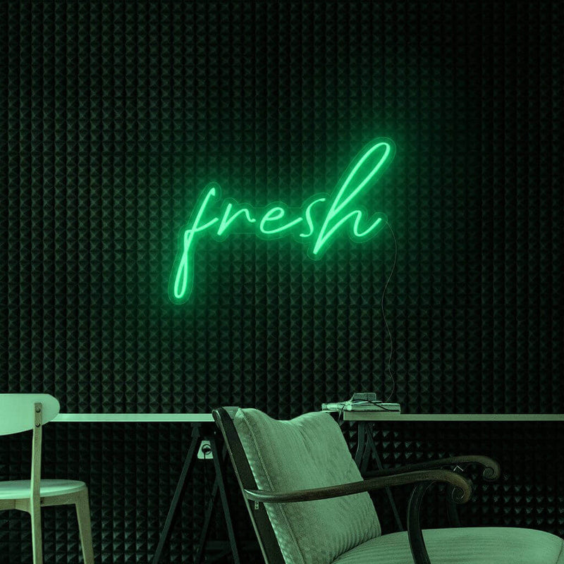 "fresh" - LED Schriftzug - Neonlicht