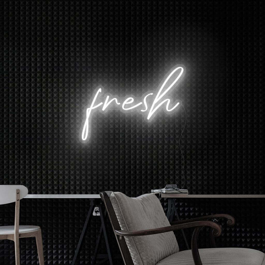 "fresh" - LED Schriftzug - Neonlicht