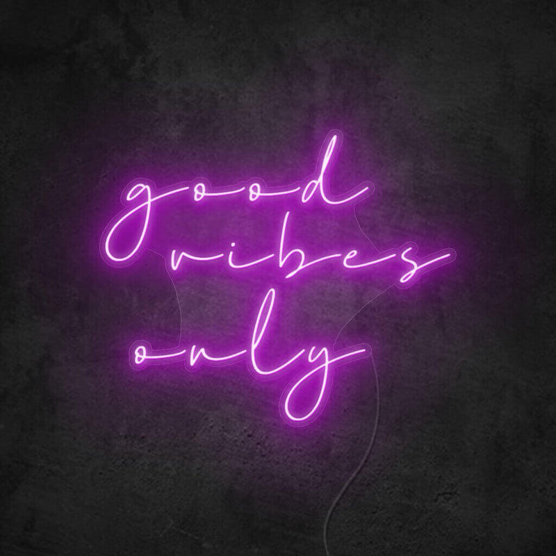 NEONMONKI - good vibes only - LED lettering - Neon Signs