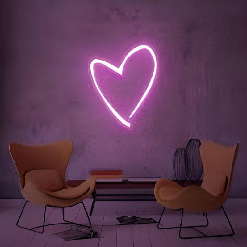 NEONMONKI - Heart II - Symbol - LED Schilder für Dein Schlafzimmer