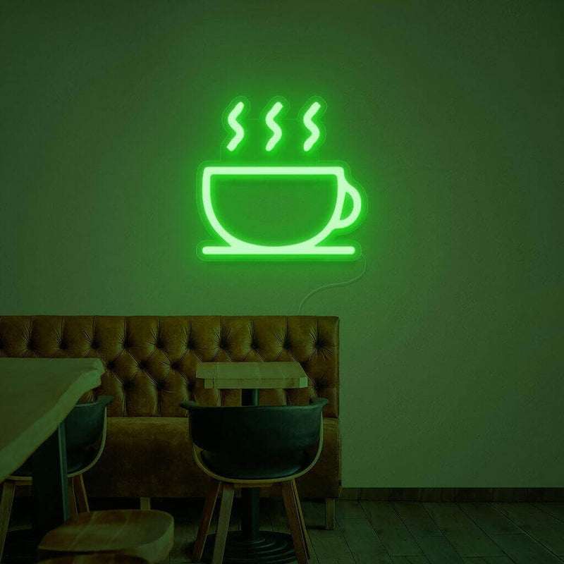 NEONMONKI - Kaffeetasse - Symbol - LED Schilder für Ihr Café