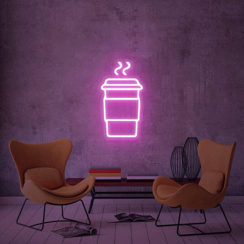 NEONMONKI - Kaffee to Go - Symbol - LED Schilder für Ihr Café