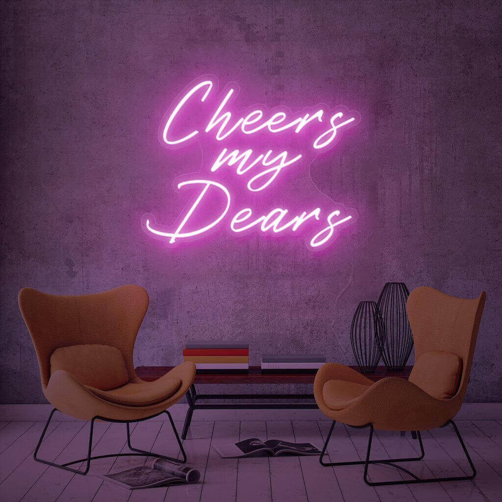 NEONMONKI_cheers_my_dears_led_schriftzug_leuchtschrift